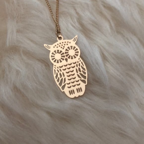 LC Lauren Conrad Jewelry - LC Lauren Conrad Gold Tone Owl Pendant Necklace